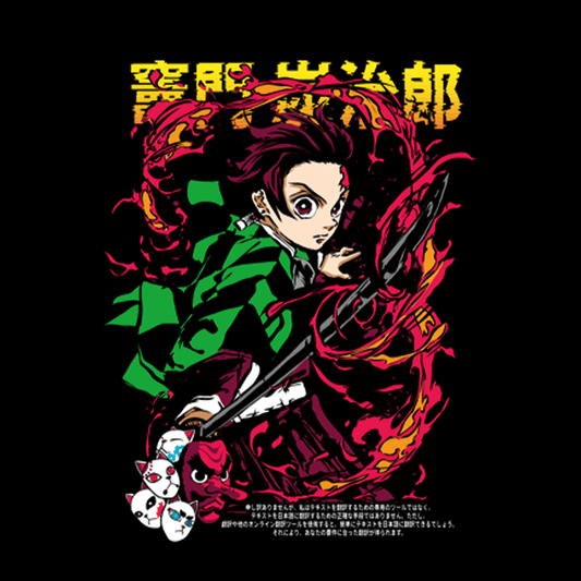 Polera - Tanjiro Kamado - Monotono