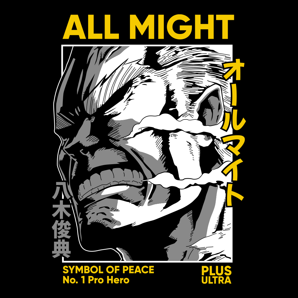 Polerón - All might Manga - Monotono