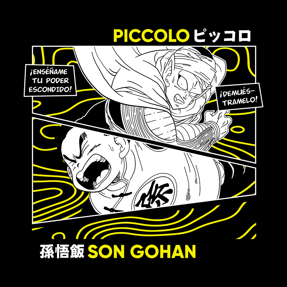 Polerón Gohan & Piccolo – Dragon Ball Z - Monotono